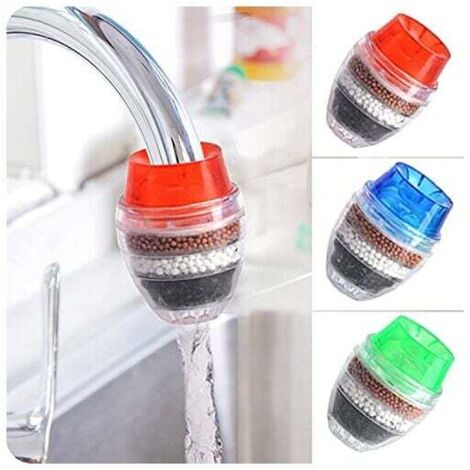 Giuneuow Filtro 'Acqua del Rubinetto per -Display A LED Purificatore d'Acqua per Rubinetto, di Filtraggio 'Acqua del Rubinetto con Montaggio su Rubinetto per Cucina