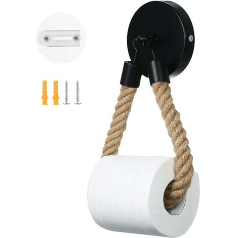Porta Carta Igienica Con Ripiano: Fai Da Te, Senza Fori! Adesivo 3M E Acciaio Nero, Robusto E Elegante Per Il Tuo Bagno. - 3