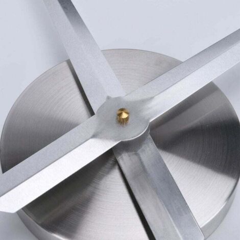 Orologio Da Parete Uposao Con Aghi 3D | Design Minimalista Senza Numeri | Movimento Silenzioso | Lunghezza Lancetta Minuti 39cm