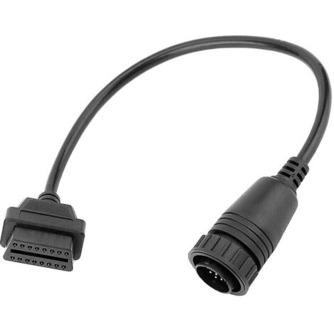 Qiilu Cavo Adattatore OBDⅡ Cavo Connettore OBD2 per Diagnostico per