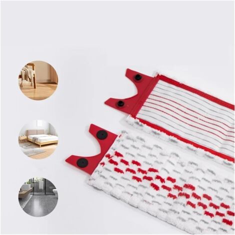 BEBUSINGOTO pezzi panni di ricambio per Leifheit Clean Twist XL Micro Duo 49x15cm Kit, per