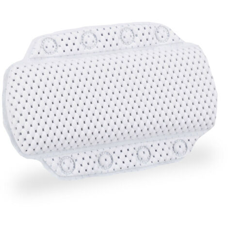 Cuscino Da Bagno SilverRack Grigio 3D – Morbido E Antiscivolo Con Ventose Per Il Massimo Relax