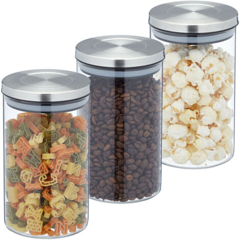 Contenitore Per Riso E Cereali Sigillato, 10 Litri, Con Coperchio Dosatore, In PP Alimentare, Grigio Chiaro