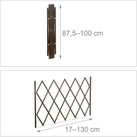 Cancello Per Cani In Legno Regolabile – 3 Pannelli, Lunghezza 71-203 Cm, Altezza 56 Cm