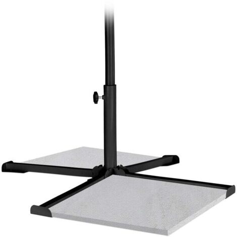Piastra Di Ancoraggio Per Pali Rotondi – 78x110x165 Mm, Acciaio Verniciato Nero, Con Viti Di Fissaggio Per Recinzioni E Lampioni