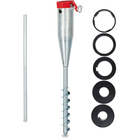 Adattatore Per Ombrellone, Riduttore Per Base Ombrellone, Occhiello E Kit Di Copertura Pezzi Di Ricambio Per Base Ombrellone 91552729