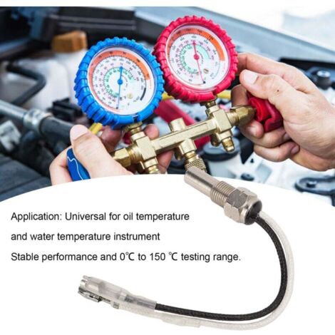 Adattatore Tubo Radiatore Manometro Temperatura Acqua Sensore 34 MM per