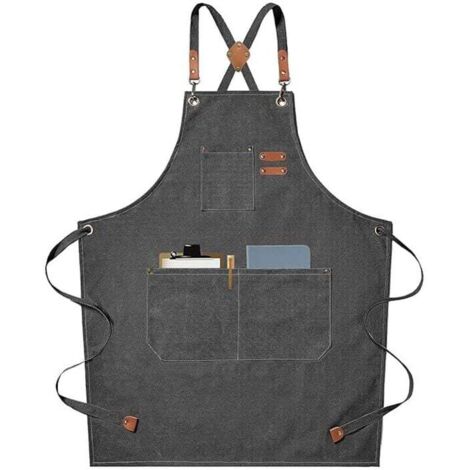 Grembiule Da Cucina Impermeabile Sekfpnk Con Tasche E Tracolla Regolabile – Unisex Per Cucina E Giardinaggio