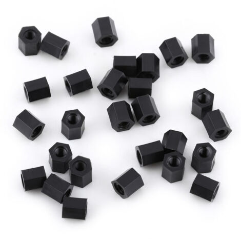 10 Pz Distanziatori Rotondi Filettati In Alluminio M3 M4 M5 M6 M8 Rondella Piatta Boccola Guarnizione Distanziatore Manica Distanziali (Color : 10mm, Size : M3 - Foto 2