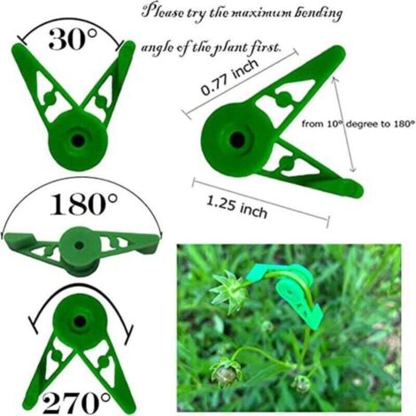 10 Clip Per Orchidee A Forma Di Libellula, Supporti Colorati Per Piante Arrampicatrici, Fissaggio Per Steli, Giardinaggio, Colori Misti - 2