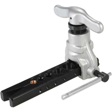 Set Di 2 Utensili Svasatori Eccentrici Per Tubi HVAC - 15 Fustelle 45°, Con Tagliatubi E Alesatore, Custodia Rigida