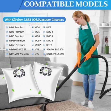 Confezione 5 PZ. Sacchetti Per Aspirapolvere LAVORWASH - LAVOR PRO Sahara 222794781269