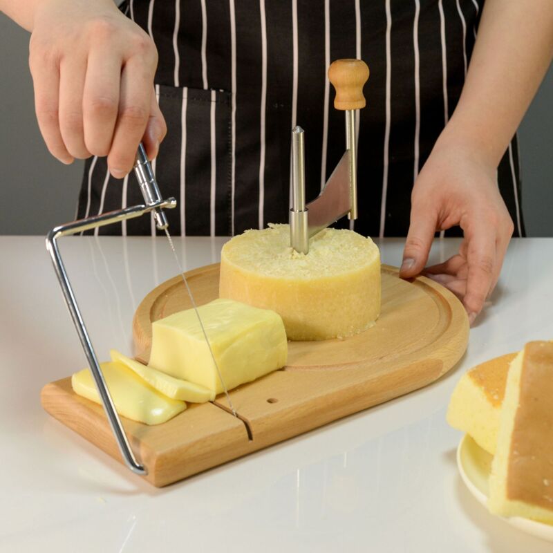 WILLOWDALE Wooden Cheese Cule, 8.5 Inch Cheese Cutte