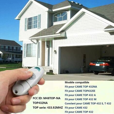 4pcs TOP432NA Remote Contol, Gate Remote Control Key Fob Transmitter for Garage Cam Motorization Garage Door Universal Remote Control Gate