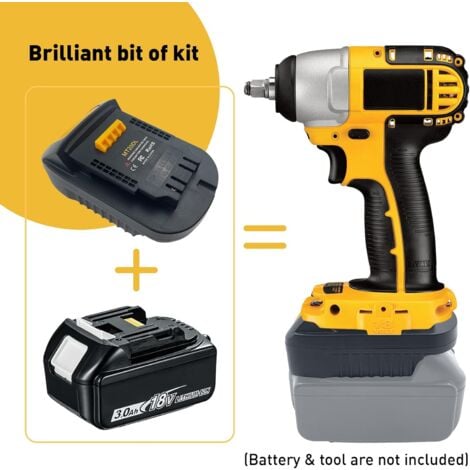 MT20DL adapter for Makita 18V battery replacement for Dewalt 20V battery, for Dewalt 18V Lithium Battery Tool, for BL1820,BL1850,BL1860 adapter converter
