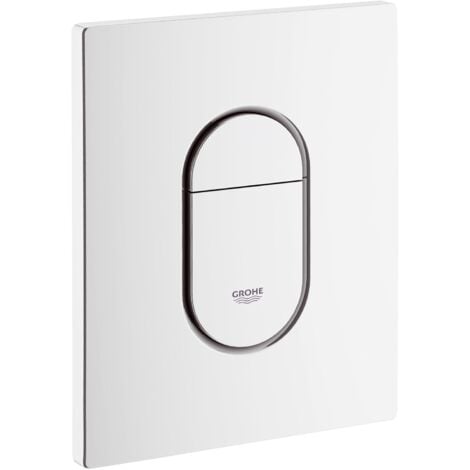 Applicable to GROHE Arena Cosmopolitan cover plate for 2-quantity and start & stop operation chrome 38844000/alpine white