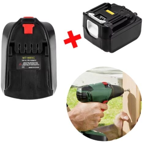 Lithium battery converter, precise ABS safety connector. 18V Lithium Battery Adapter, DM18BSC Bosch C Tool Use, Dewalt to Bosch
