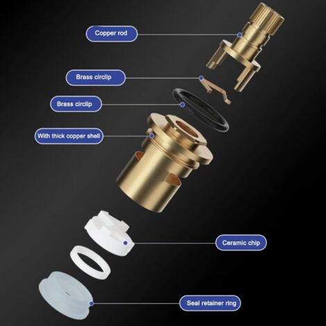 Brass Washing Machine Faucet with Water Stop - Quick Opening Angle Valve