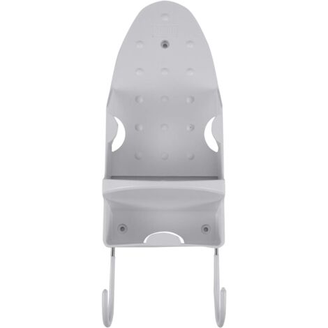 Wall Mounted Ironing Board Easy to Mount on Wall or Door, Iron Organizer, Ironing Board Hanger, Hotel, Electric Iron Storage Combination, White