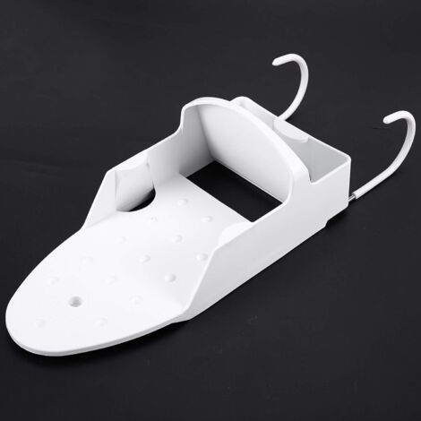 Wall Mounted Ironing Board Easy to Mount on Wall or Door, Iron Organizer, Ironing Board Hanger, Hotel, Electric Iron Storage Combination, White