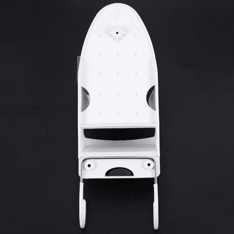 Wall Mounted Ironing Board Easy to Mount on Wall or Door, Iron Organizer, Ironing Board Hanger, Hotel, Electric Iron Storage Combination, White