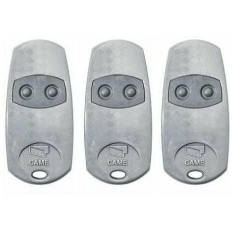 Original Came TOP432EE remote control 3 pieces. Fixed code frequency 433.92 MHz, TOP432EE