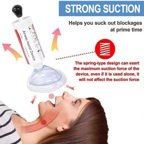 Choking Rescue Equipment, Effective Breathing Aid Equipment, Portable First Aid Kit for Children and Adults
