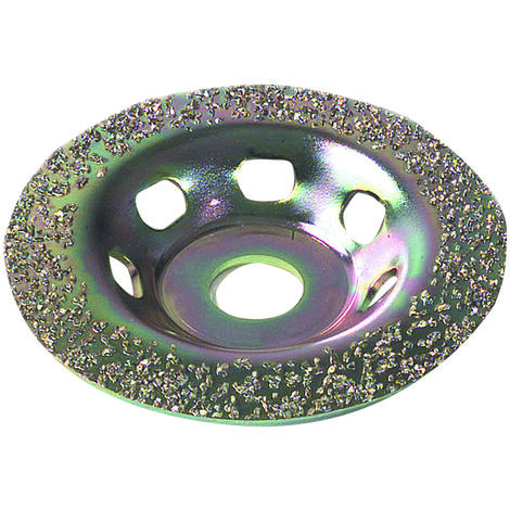 Tivoly • Disco metálico de grano de CARBURO DE TUNGSTENO para amoladora, Ø115 mm, grano 16, para pelado grande