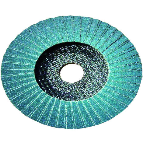 Tivoly • Disco de láminas de circonio doble y de gran tamaño • Ø115 mm • Grano de corindón: 40 • Larga vida útil • Para pelar metales