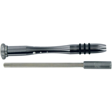 Tivoly • Portapuntas y destornillador de extensión • Para puntas hexagonales de Ø4 mm (1/3)