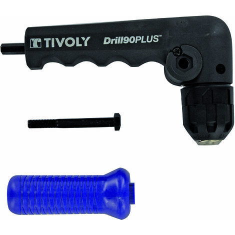 Tivoly • Portabrocas angular universal para taladrar y atornillar a 90°
