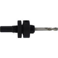 Tivoly • Eje piloto bimetálico PREMIUM con cobalto al 5% • Para sierra perforadora de Ø32 mm a Ø152 mm • Vástago hexagonal Ø11 mm