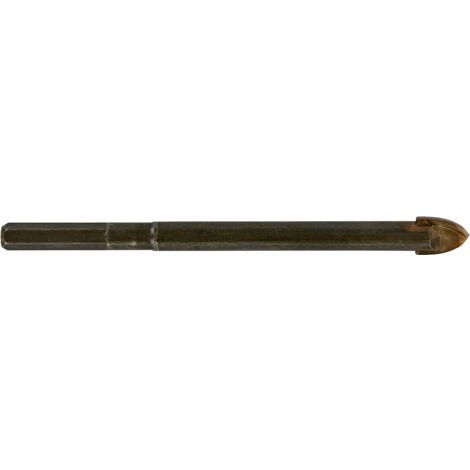 Tivoly • Glasbohrer – HQ-Hartmetalleinsatz – Verstärkter zylindrischer Schaft Ø8 mm x 120 mm (1/2)