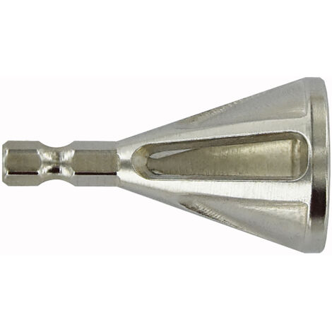 Tivoly • Fräser zum Entgraten von Rohren und Gewindestangen. Sechskantschaft 6,35 mm Schnellwechsel-Ø 4 bis 20 mm (Steckdose) Ø: 20 mm x L: 50