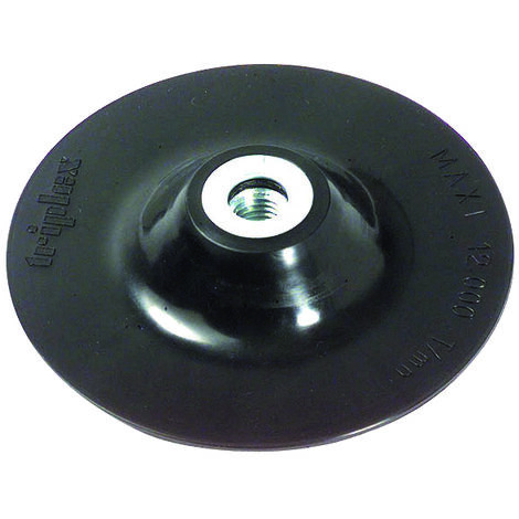 Tivoly • Platorello per Smerigliatrice • Gomma • Ø180mm • Foro M14 (1/3)