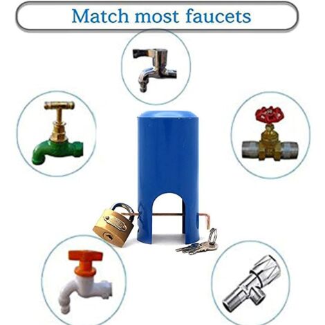 Sistema de bloqueo de grifo exterior para evitar el uso no