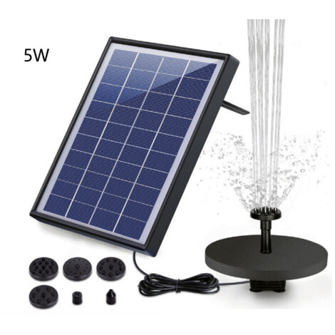 Bomba Solar De La Eficacia Alta 3W 5V Con La Bomba Solar De Apagado Automático Para La Fuente Del Jardín