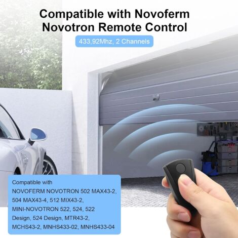 NOVOFERM NOVOTRON 502 MAX43-2 504 MAX43-4 433.92mhz Garaj Uzaktan Kumanda Için A