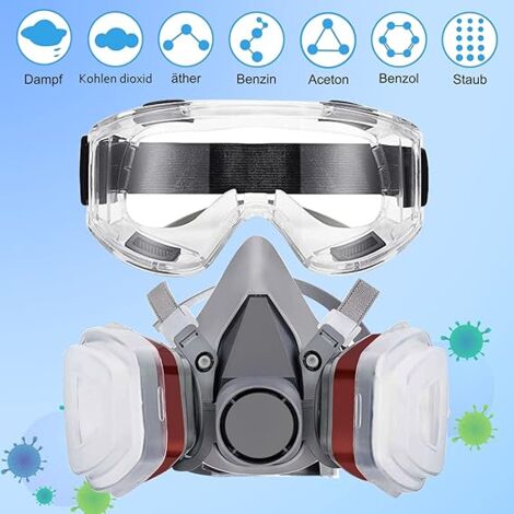 Maschera Intera PANAREA TWIN A Pressione Negativa - Conformità EN 136 - Foto 10