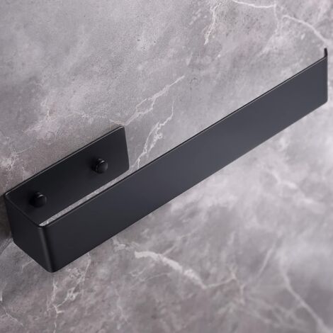 Toallero Baño Adhesivo 30 Cm, Acabado Pulido, Acero Inoxidable