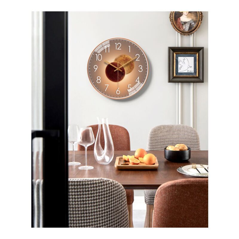 Orologio Da Parete Luminoso E Silenzioso - 30cm Senza Ticchettio Per Camera Da Letto - Foto 4