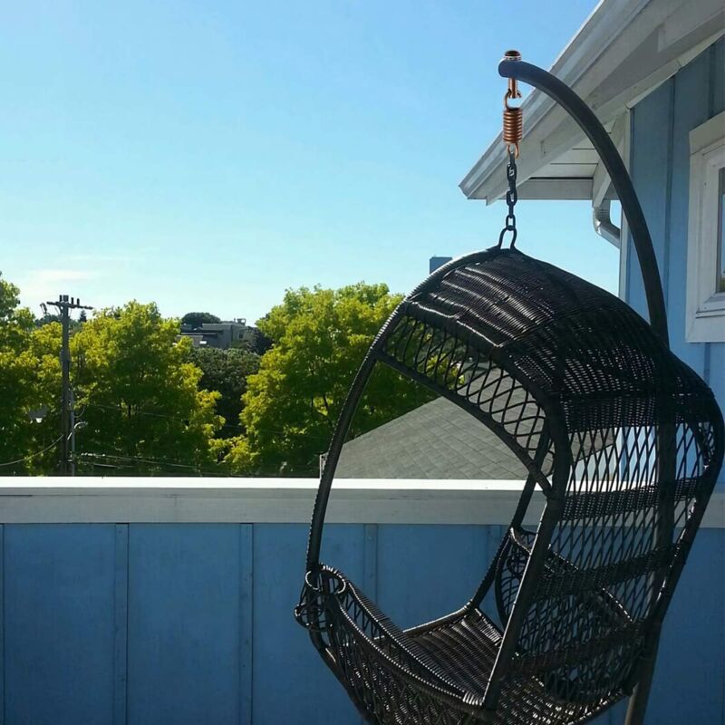 Gancio Per Soffitto In Acciaio Inox - Supporto Fino A 450kg, Rotazione 360°, Per Sacco Da Boxe, Amaca, Altalena - Foto 12