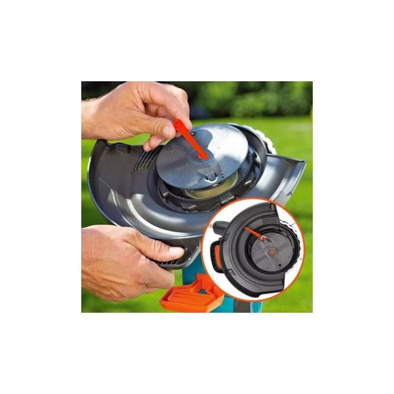 Lame Di Ricambio Per Decespugliatore Gardena - 100 Pezzi In Plastica, Compatibili Con Modelli 9823, 9825, Ecc. - Foto 5