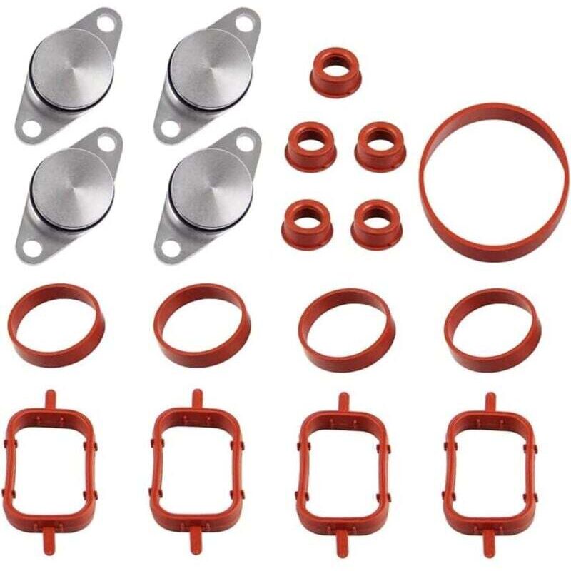 Kit Guarnizioni Collettore Aspirazione 14 Pezzi - Per Motori 6 Cilindri BMW M57 M47 | Ricambio