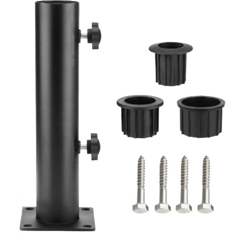 Portaombrelli Per Ringhiera Lifeswell – Per Pali Fino A 5,1 Cm, In Acciaio Antiruggine, Con Drenaggio, Per Balcone E Patio