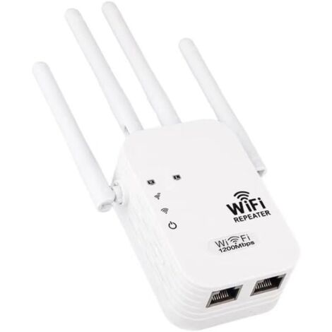 Ripetitore WiFi Marca Generica Ripetitore WiFi 300 Mbps - Amplificatore Segnale, 2.4 GHz, Con Porta LAN, Facile Installazione, Colore Bianco Ripetitore Con Porta Ethernet - Foto 2