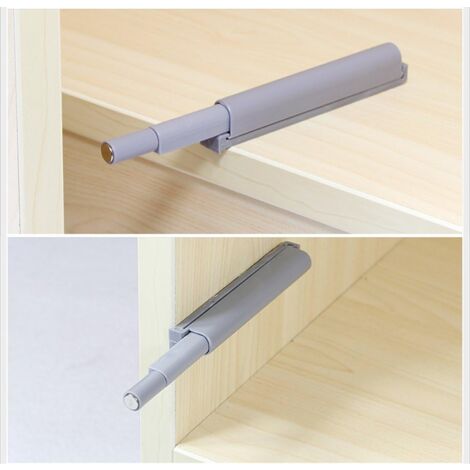 Fermi Magnetici A Pressione Per Mobili - Chiusura Senza Maniglia In Alluminio, Nero - Foto 5