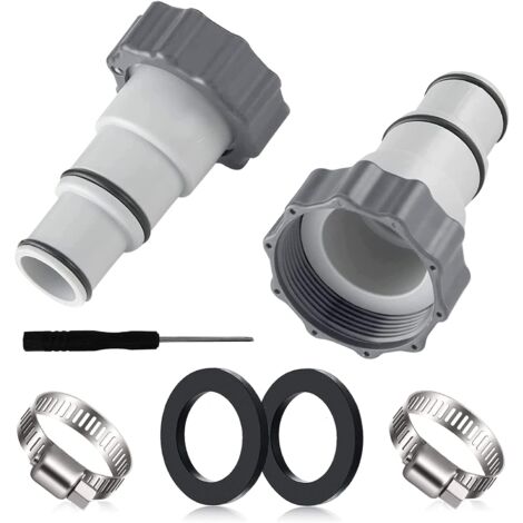 Kit di Upgrade per Serbatoio IBC con Rubinetto in Lega di Zinco 3/4 per Raccolta Acqua Piovana, Adattatore IBC per Serbatoi da 1000L, Accessori Giardino, Collegamento per Tubi di Caduta