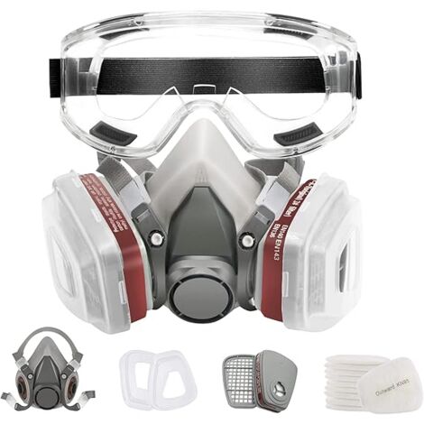 Maschera antigas Full-face maschera per saldatura respiratore in Silicone masche