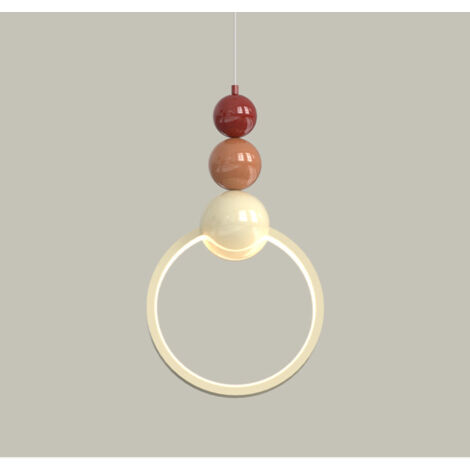 Lampadario post-moderno Fagioli magici Lampada a sospensione molecolare Lampada a sospensione creativa nordica Illuminazione a soffitto per soggiorno Camera da letto Ristorante,Gold6-Luce tr
